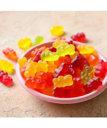 Yupik Gummy Bears 1 kg Gluten-Free Fat-Free 12 Fruity Flavors Soft & Chewy Colorful Gummies Fun Treat Sweet Candy Delicious Snack Ideal for Gifting Holidays & Baking Fruit 1 kg (Pack of 1) - Buy Online on GoSupps.com