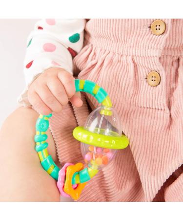 Bright Starts 7-Piece Baby Gift Set | BPA-Free Rattles Bite Rings & Stroller Toys | Unisex for Newborns | Multicolored - Buy Online on GoSupps.com