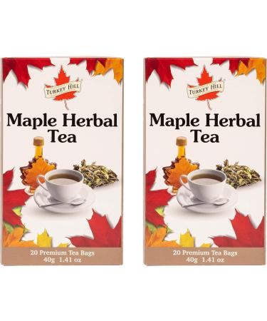 Turkey Hill Sugarbush Premium 100% Pure Canadian Maple Infused Herbal Tea 2 Pack Herbal Maple - Buy Online on GoSupps.com