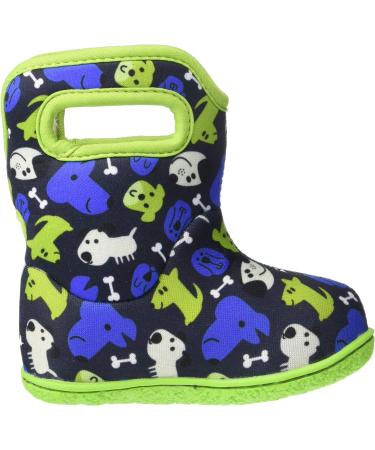BOGS Baby Wellington Boots Plum Flower Stripe 71565 | Size UK 3-8 | Blue - Buy Online on GoSupps.com