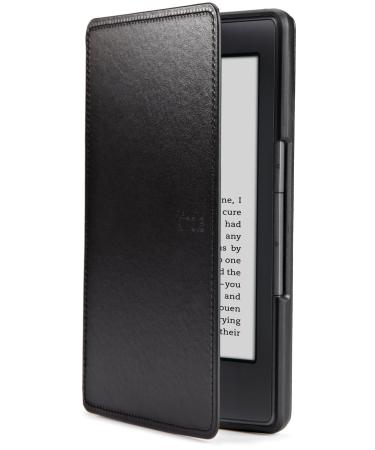 Amazon Kindle Leather Cover, Black (does not fit Kindle Paperwhite, Touch, or Keyboard)