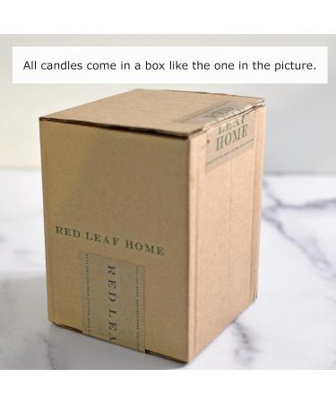 Red Leaf Home Humidor Candle - Aromatherapy Glass Lid Medium 11oz Jar | Signature Collection - Buy Online on GoSupps.com