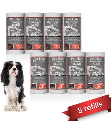 CARASELLE Pet Hair Remover Refills only no handles - Lint Rollers for Pet Hair Sticky Roller for Clothes Pet Hair Remover Washing machine Dog Hair Remover Cat Hair Roller Lint Roller Refills pack of 8 refills - Buy Online on GoSupps.com