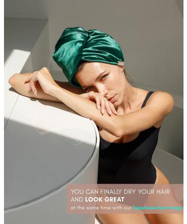 Microfiber Hair Towel for Women | Satin Towel for Curly Hair | Hair Plop Towel | SMPL Objects Leopard Print - Buy Online on GoSupps.com