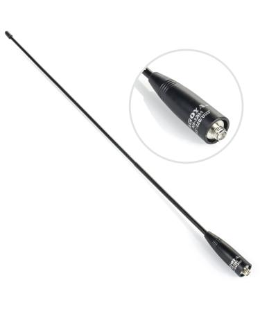 Authentic Genuine Nagoya NA-320A Triband HT Antenna 2M-1.25M-70CM (144-220-440Mhz) Antenna SMA-Female for BTECH and BaoFeng Radios NA-320A 17.7" VHF/220/UHF