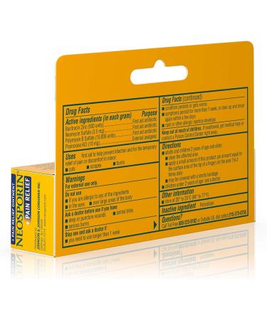 Neosporin + Pain Relief Ointment .5 Oz - Fast Healing Relief - Buy Online on GoSupps.com