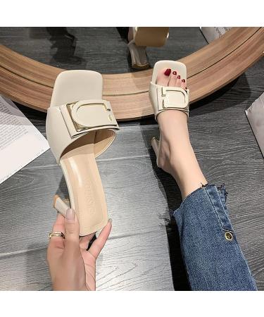 Stylish Xtzyglfd Women s Sandals - Comfortable Square Heeled Footwear for Spring/Summer - Sexy White 4.5 UK 3X Narrow - Buy Online on GoSupps.com