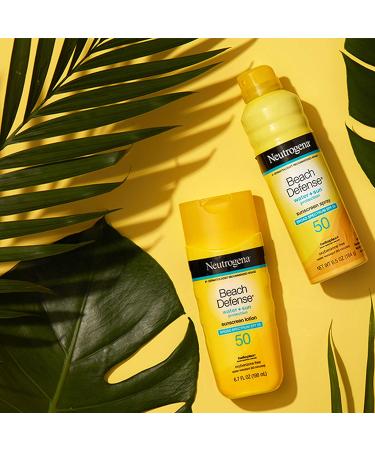 Neutrogena Beach Defense SPF 30 Water-Resistant Sunscreen Spray 6.5 oz - PABA-Free, Oxybenzone-Free, Fast-Drying Formula for Superior Sun Protection - Buy Online on GoSupps.com