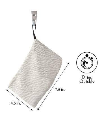 S&T INC. Exfoliating Soap Bag 2 Pack - Grey | Bar Soap Saver for Shower and Bath - Buy Online on GoSupps.com