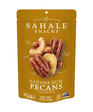 Sahale Snacks Glazed Mix Banana Rum Pecans 4 oz (113 g)
