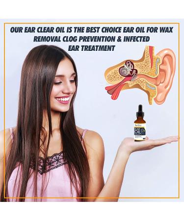 Organic Ear Oil for Infections - Natural Eardrops for Prevention in Kids, Adults, Babies & Dogs - Made in USA - Buy Online on GoSupps.com