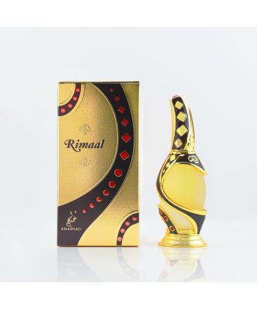 Khadlaj Rimaal Brown Concentrated Perfume Oil for Unisex 0.5 Ounce Rimaal Brown 0.5 Fl Oz (Pack of 1)
