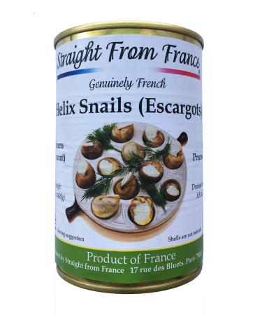 Straight from France French Lucorum Canned Escargots Snails (4 Dozens) 14.1 Ounce (Pack of 1)