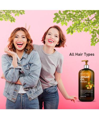 Majestic Pure Argan Oil Shampoo - Vitamin Enriched Hair Restoration Formula - Sulfate Free - 16 fl. oz - Buy Online on GoSupps.com