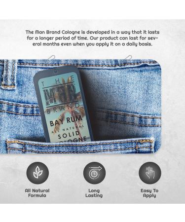 Bay Rum Solid Cologne - Natural Men's Bay Rum Cologne - Redefined men's fragrance Bay Rum Wax Cologne Bay Rum Travel Size Cologne for men - Bay Rum Solid Cologne for men (3/4 oz (Pack of 1) Bay Rum) - Buy Online on GoSupps.com