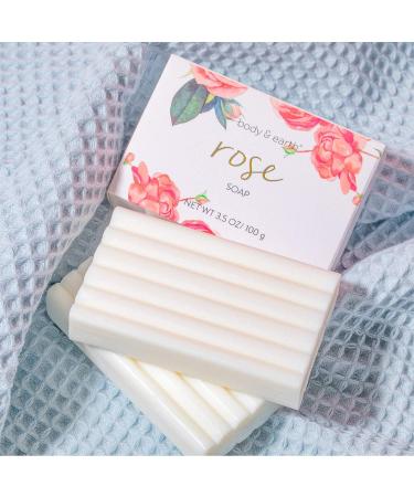 BODY & EARTH Rose Bath Spa Gift Set - 5 Piece Box for Women | Pamper & Relax with Soap, Shower Gel, Body Butter, and Lotion | Ideal Birthday & Christmas Gifts for Her - Buy Online on GoSupps.com