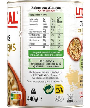 Litoral Beans and Clam Stew - 440g | Delicious Seafood Delight - Buy Online on GoSupps.com