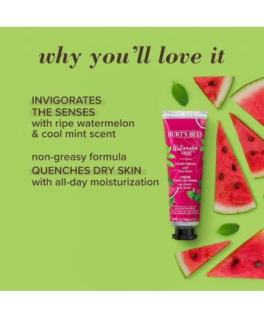  Burt's Bees Burt's Bees Anti-Crack Hand Cream Watermelon and Mint with Nourishing Shea Butter 28.3 g - Buy Online on GoSupps.com