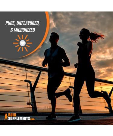 BulkSupplements.com Creatine Monohydrate Powder - Gluten Free 5g per Serving 500g (1.1 lbs) (Pack of 1) - Buy Online on GoSupps.com