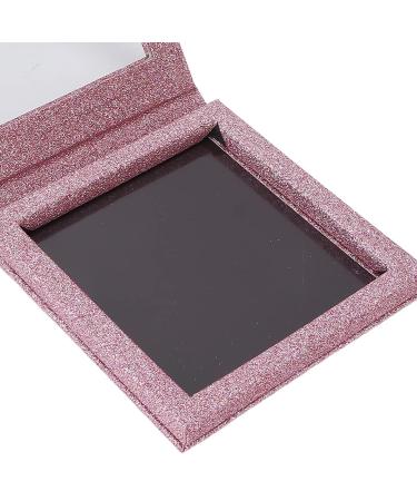 Shop Pink Magnetic Makeup Palette - Empty Square Self-Adhesive Palette with Transparent Lid for Eyeshadow Lipstick Blush & Powder - International Shipping Available - Buy Online on GoSupps.com