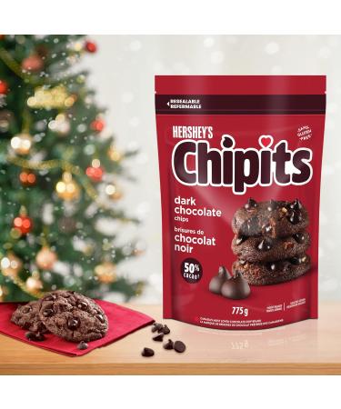 CHIPITS Chocolate Chips for Baking Baking Ingredients Holiday Baking Chocolate Dark Chocolate 775 grams - Buy Online on GoSupps.com