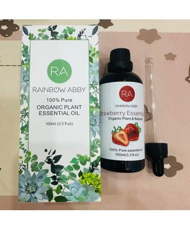Strawberry Essential Oil 100ML - 100% Pure Natural Organic Aroma for Diffuser Massage & Skin Care - Buy Online on GoSupps.com