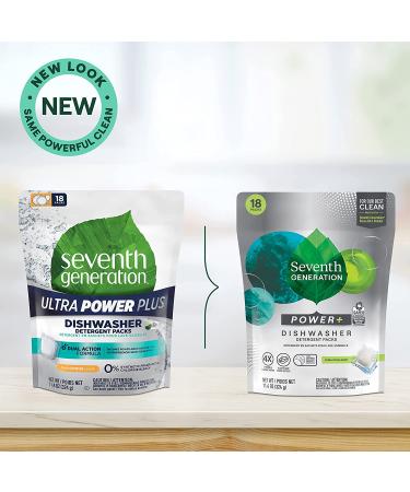 Seventh Generation Ultra Power Plus Dish AUTO PAC, 18 Count - Multi Action Cleaning - Buy Online on GoSupps.com