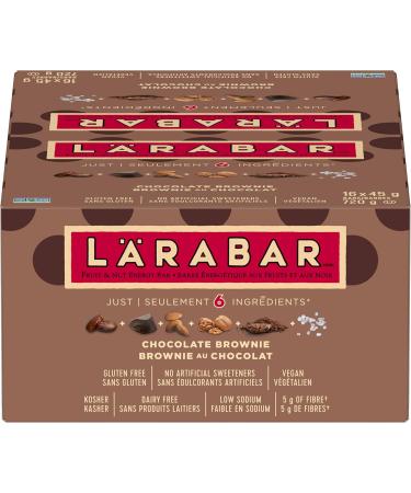 L RABAR Chocolate Brownie Fruit and Nut Energy Bar Pack of 16 Bars Gluten Free Vegan Family Pack Snack Bars 720 Grams Package - Buy Online on GoSupps.com