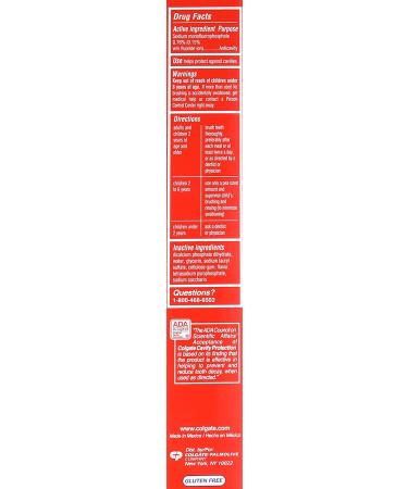 Colgate Cavity Protection Travel Toothpaste 2.5oz (Pack of 6) - Fluoride ADA Accepted, TSA Approved - Buy Online on GoSupps.com