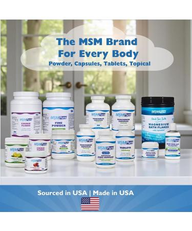 KALA HEALTH MSMPure MSM Vegetarian Capsules 1 000 mg US-Sourced MSM per Capsule for Joint Health Skin Appearance Hair & Nail Support 120 Count Organic Sulfur 120 Count (Pack of 1) - Buy Online on GoSupps.com