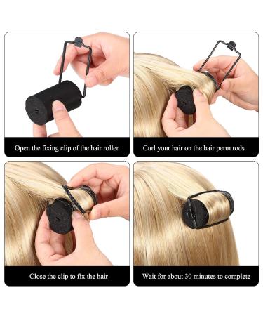 Satin Rollers for Black Hair - 18 Pack 1.42 Inch Sponge Foam Silk Covered Hair Rollers for Styling and Hairdressing - Buy Online on GoSupps.com