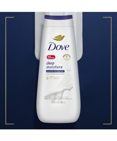 Dove Deep Moisture Body Wash for nourishing the driest skin gentle body cleanser deeply moisturizes the skin 325 ML Pack of 4 Deep Moisture 325 ml (Pack of 4) - Buy Online on GoSupps.com
