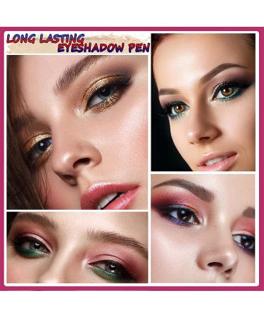 Blue Shimmer Eyeshadow Stick - Waterproof & Long Lasting Cream Pencil for Multi-Dimensional Eyes (Blue Shimmer 09) - Buy Online on GoSupps.com