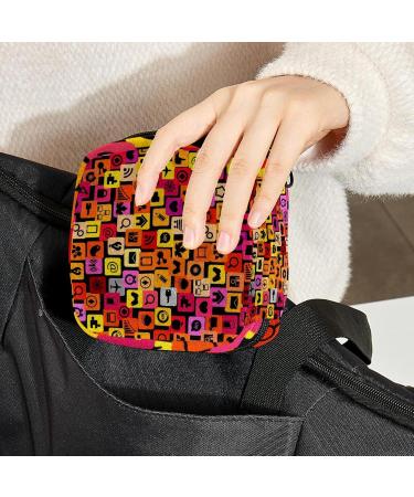 Women s Travel Storage Bag for Menstrual Cup & Makeup - Large Capacity Organizer | Stylish Bandage Pocket Bag - Buy Online on GoSupps.com