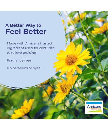 Boiron Arnicare Bruise Gel for Pain Inflammation or Swelling Soreness and Discoloration - Non-greasy and Fragrance-Free - 4.2 oz - Buy Online on GoSupps.com