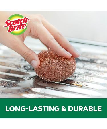 Scotch-Brite Copper Coated Scrubbing Scour Pads - Pack of 48 - Buy Online on GoSupps.com