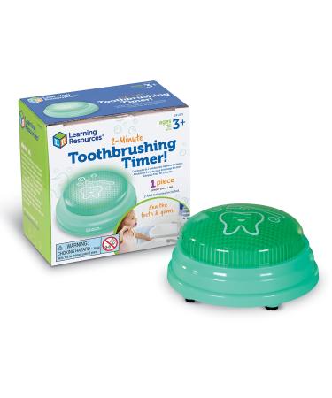 Learning Resources 2-Minute Toothbrushing Timer - Age 3+ Helps Kids Dental Health, Toddler Timer Bathroom, Timer for Kids,