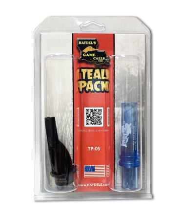 Haydel's Game Calls Inc. TP-05 Teal Duck Call Pack. Includes The BT-85 Blue Winged Teal Call and The MP-90 Produces The Green Winged Teal Peeps