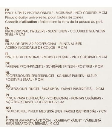 Buy Vitry Coloured Tweezers with Slanted Tips - 1 Piece Black | International Shipping Available - Buy Online on GoSupps.com