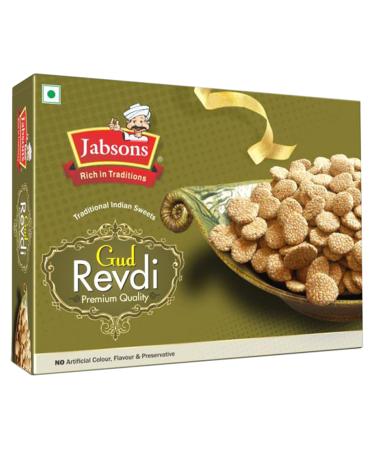 Jabsons 5 Assorted Traditional Sweet Combo - Chikki Til Gud Agra Gud Gajak Gud Kaju Roll Gud Revdi & Chikki Peanut Gud - 400g | International Shipping Available - Buy Online on GoSupps.com