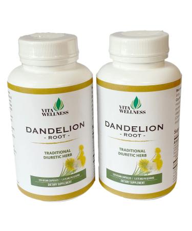 Dandelion Root, Traditional Diuretic Herbs, Non-GMO, Vegan, 120 Capsules Organic dandelion root capsules is often taken for immunity.