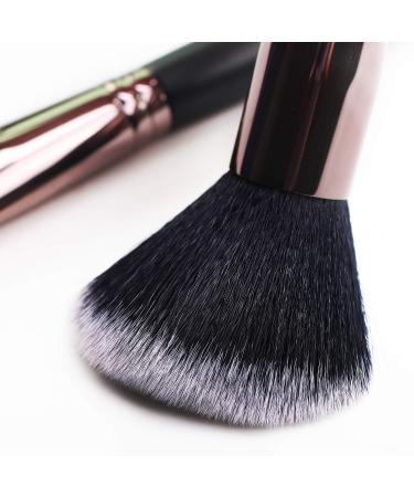24pcs Kabuki Makeup Brush Set with Bag - All-in-One Kit for Foundation, Blending, Powder, Blush, and Eye Shadows - Buy Online on GoSupps.com