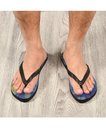 Buy Mnsruu Galaxy Nebula Flip Flops | Outer Space Cloud Sandals for Men & Women - Perfect for Home Spa Travel - Buy Online on GoSupps.com