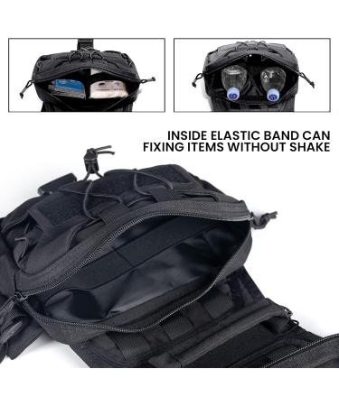 Premium Hunt Dog Backpack - Adjustable Saddlebag with Dog Dish & Storage for Medium & Large Dogs | Elite Spanker Service - Buy Online on GoSupps.com