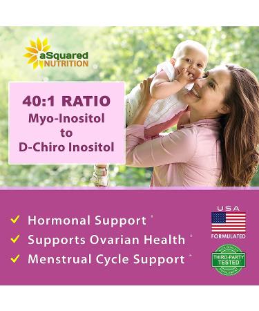 180 Capsules Myo-Inositol & D-Chiro Inositol Supplement with Vitamin D3 and Zinc - Balanced 40:1 Ratio - VIT B8 Complex Pills - Buy Online on GoSupps.com