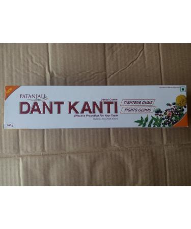 Patanjali Dant Kanti Toothpaste 1x 200 g 100% Ayurvedic Divya Dental Care Mouth Gum Care