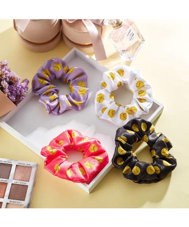 Willbond Softball Hair Scrunchies - Set of 8 Elastic Sport Hair Bands for Girls, Women, Players, Coaches, and Teams - Buy Online on GoSupps.com
