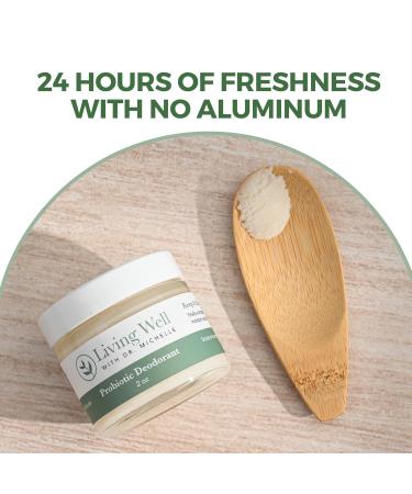 Natural Probiotic Deodorant | Unscented for Men & Women | Aluminum-Free & Paraben-Free | Safe for Sensitive Skin - Buy Online on GoSupps.com