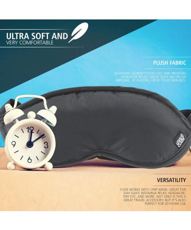 Lewis N. Clark Hotel Airport Insomnia + Headache Relief 2 Pack Blue - Adjustable Straps - Buy Online on GoSupps.com