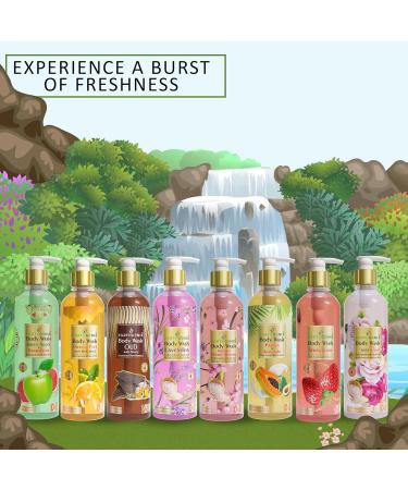 Body Wash Strawberry 300ml - Anti-Acne & Anti-Pollution Loofah Free All Skin Types for Men & Women | International Shipping Available - Buy Online on GoSupps.com